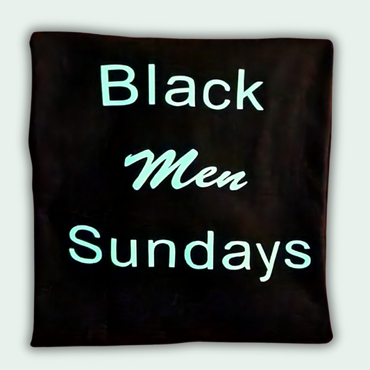 Black Men Sundays Glow In Dark Tshirt
