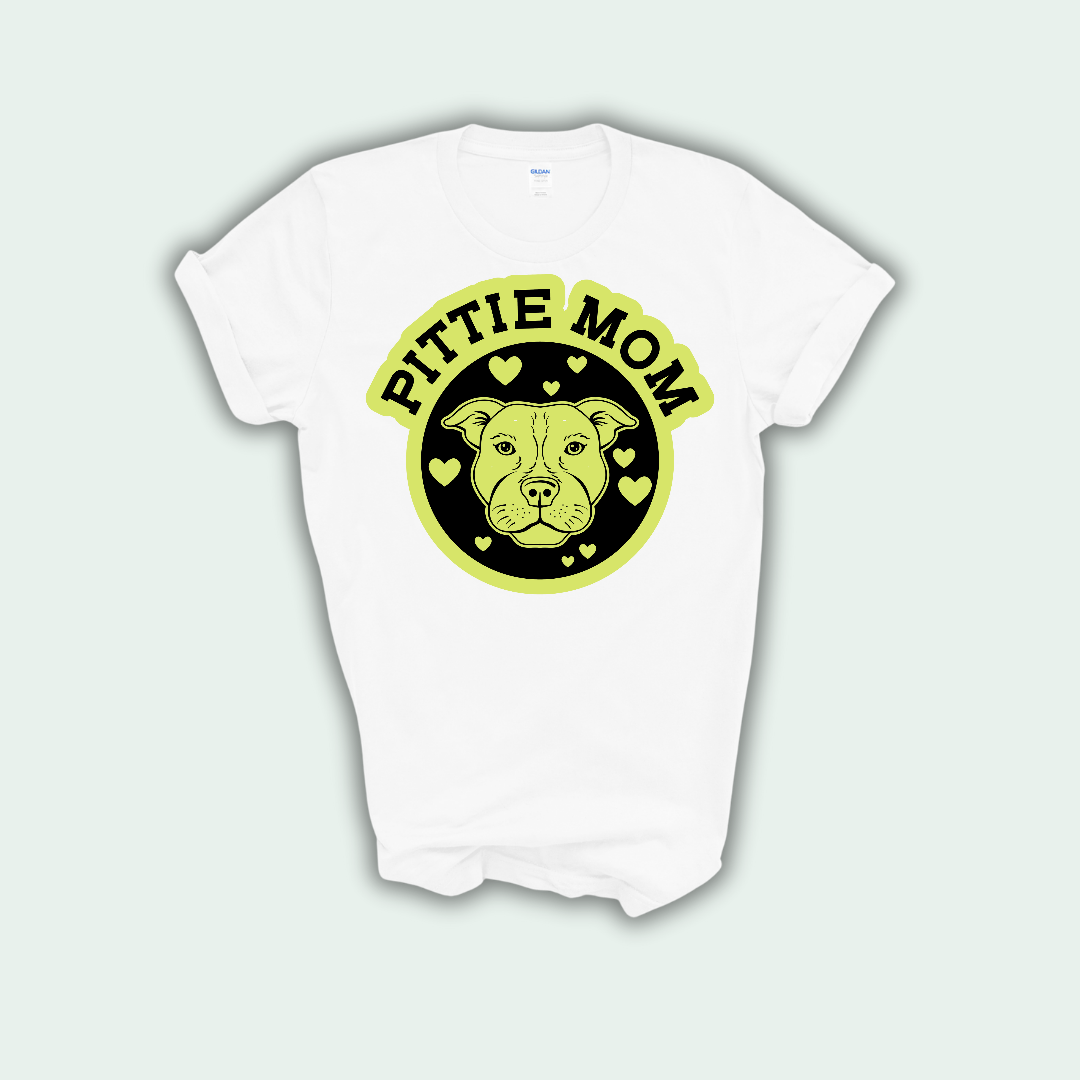 Pittie Mom Tshirt