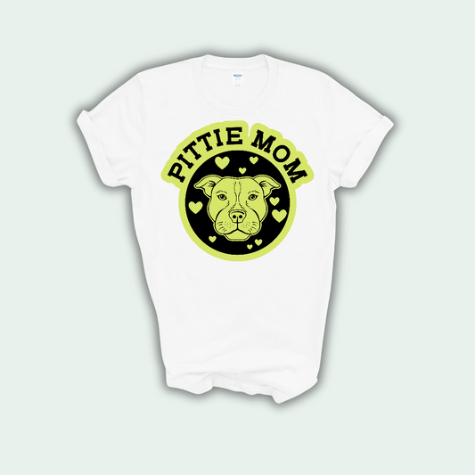 Pittie Mom Tshirt